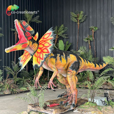 Good price Realistic Sound Lifelike Movements High Standard Dilophosaurus Dinosaur For Exhibition online