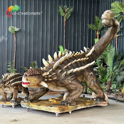 Good price Life Size Animatronic Ankylosaurus Simulation Dinosaurs For Jurassic Attraction online