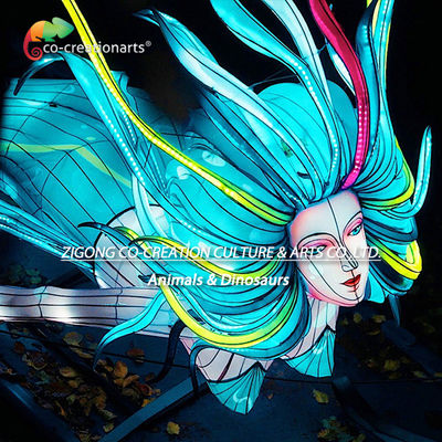 Good price Illuminated Mermaid Lantern Sculpture For Fantasy Light Festivals And Themed Attractions online