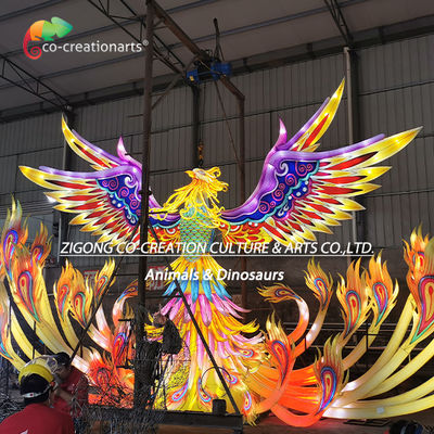 Good price Illuminated Phoenix Lantern Sculpture For Chinese Lantern Festivals And Light Shows online